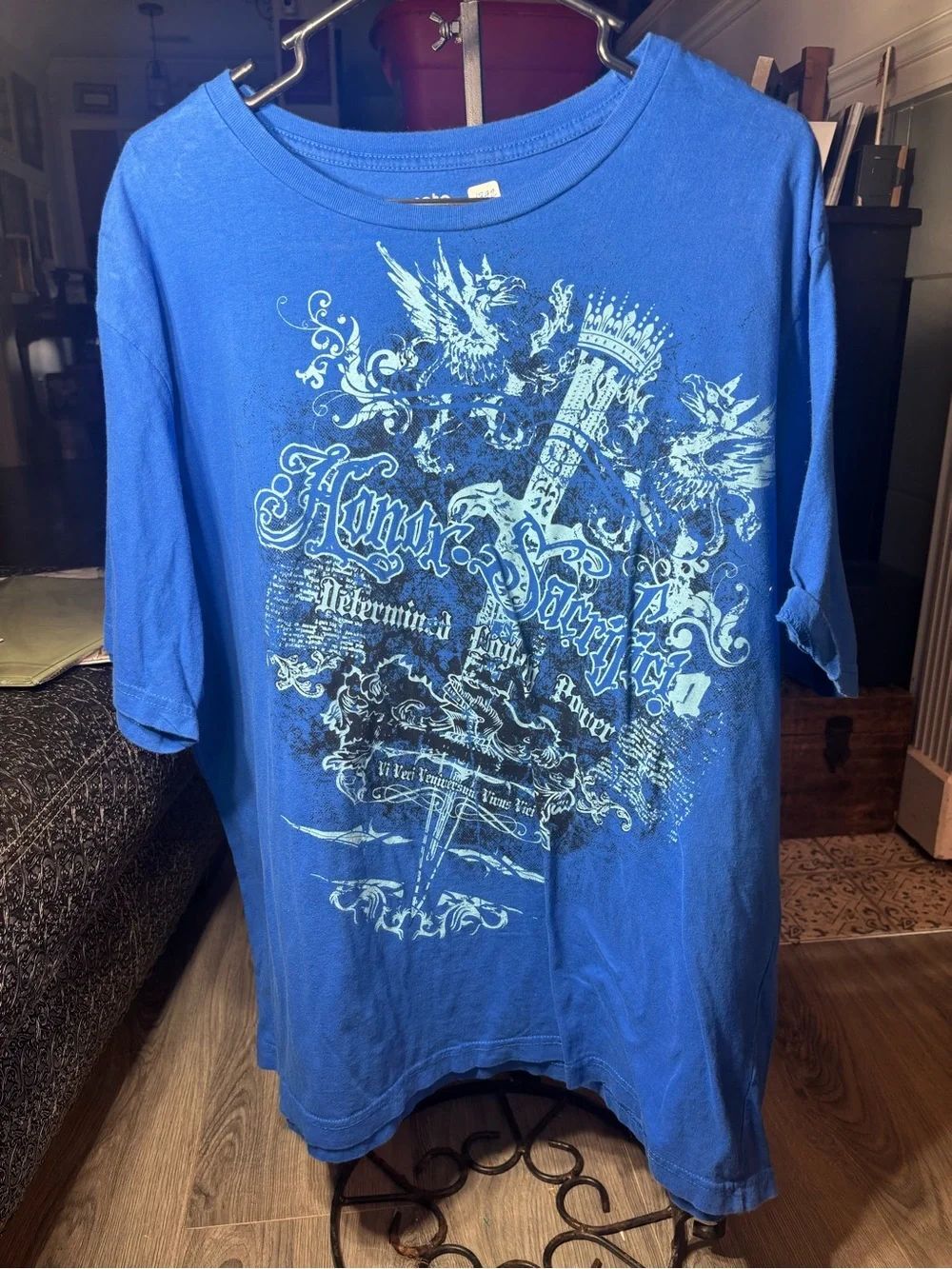Blue Graphic Short-Sleeve Men's T-Shirt NoBo Size Xlarge EPC